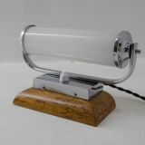 Bauhaus tubular table lamp, 1930s, restored