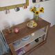 Antique walnut sideboard – Console, bathroom cabinet or kitchen sideboard