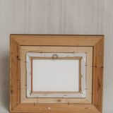 Sail Boats In The Ocean Antique Oil Painting