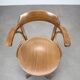 1993 ton czechoslovakia bentwood swivel armchair in the thonet tradition