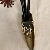 Paire d'appliques fleurs vers 1950