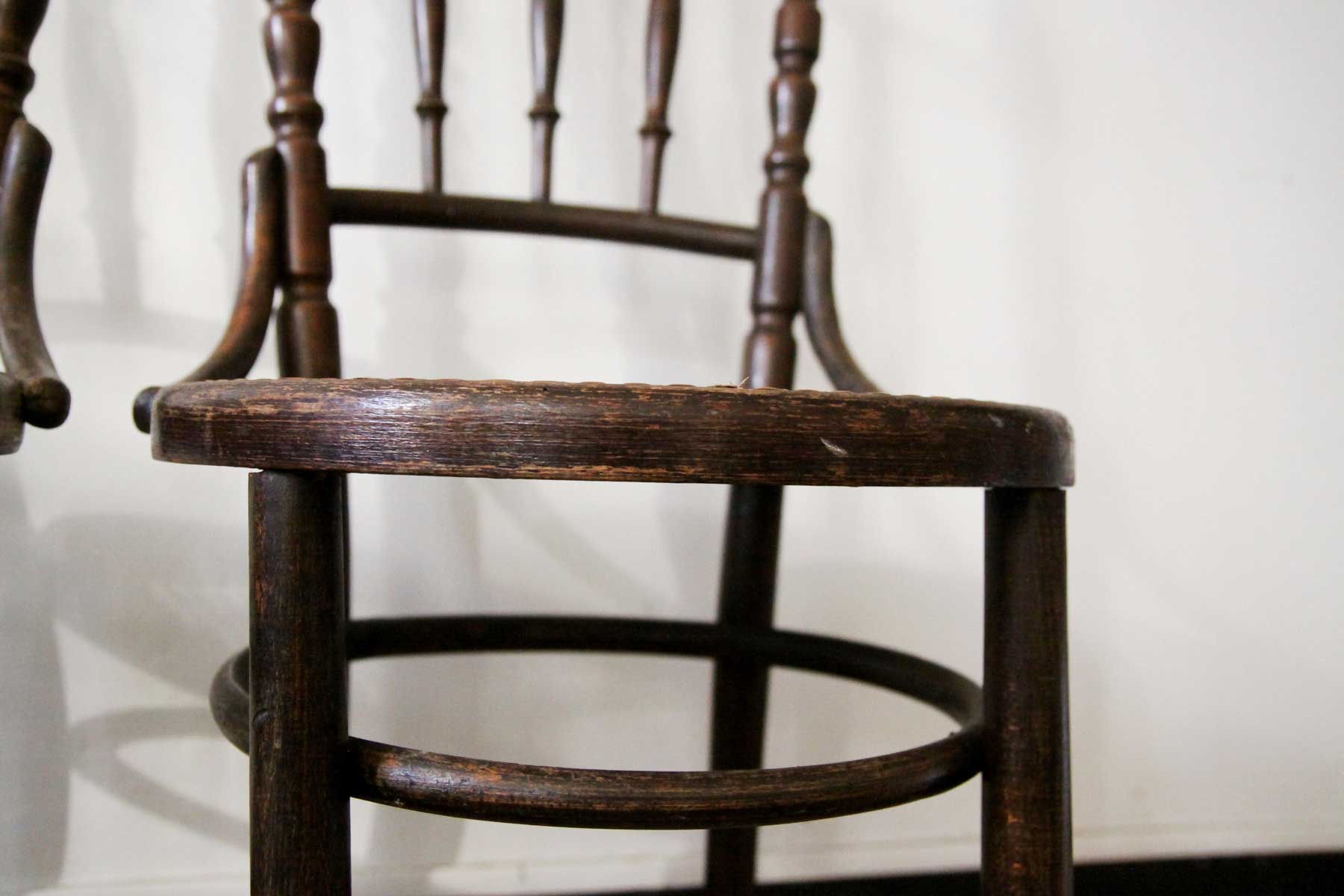 Canned bistro chairs