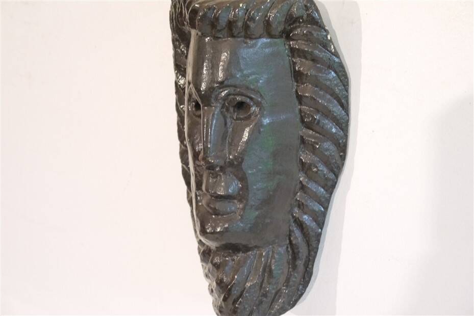 Vintage ceramic mask