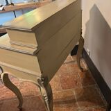 Wooden desk with patina