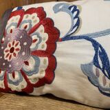 Embroidered rectangle cushion