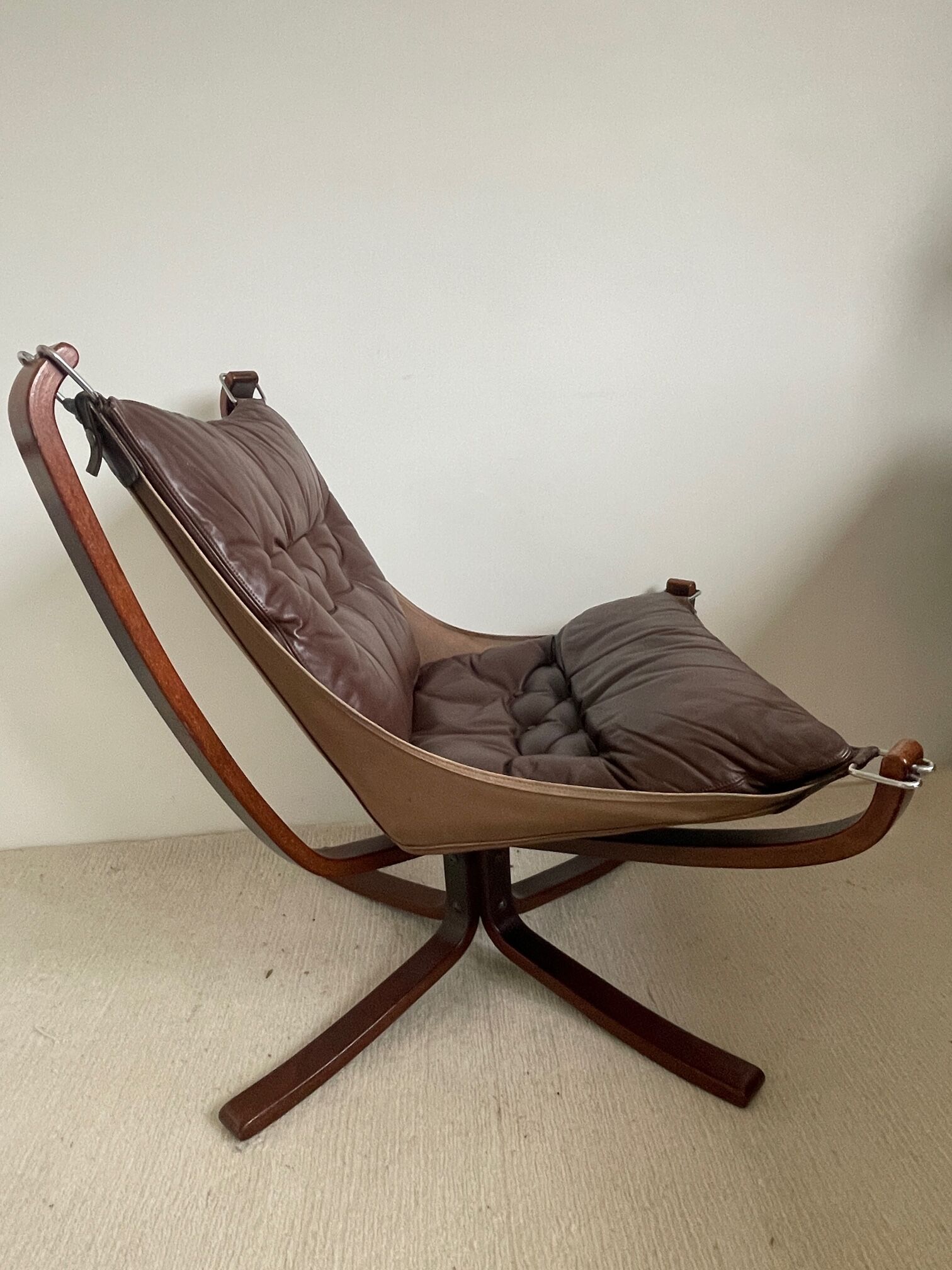 Vintage Falcon Chair by Sigurd Ressell for Vatne Møbler, Norway, 1970s design classic