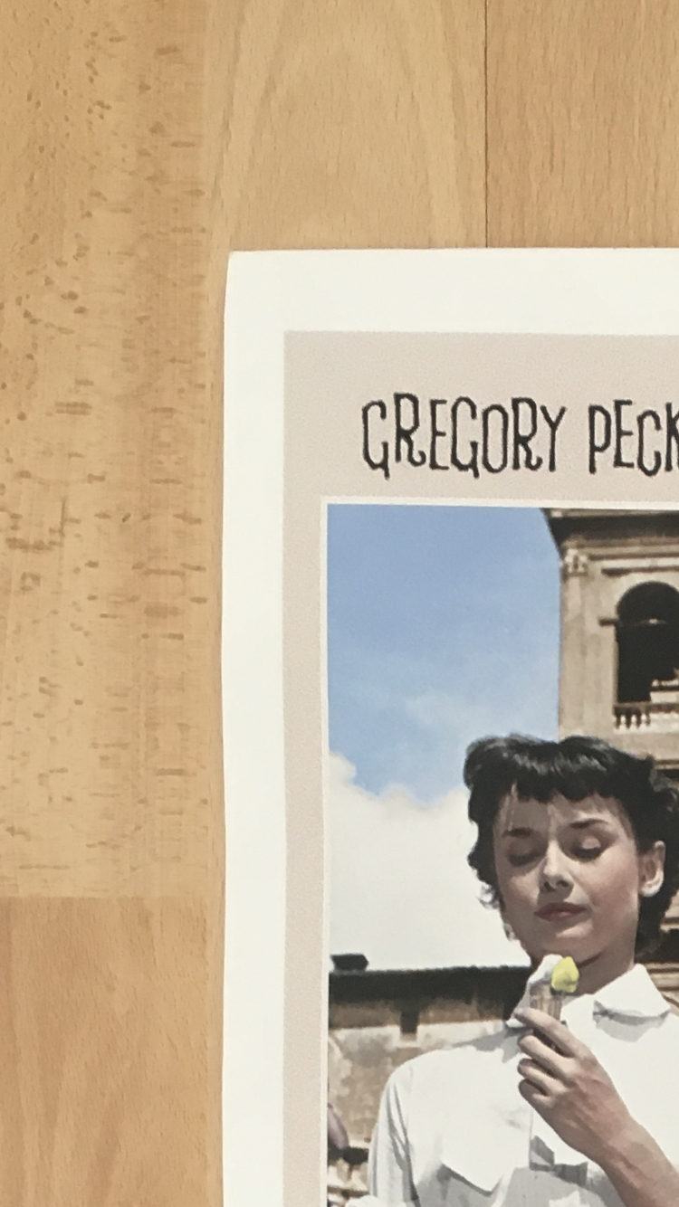 Poster of the film Roman holiday