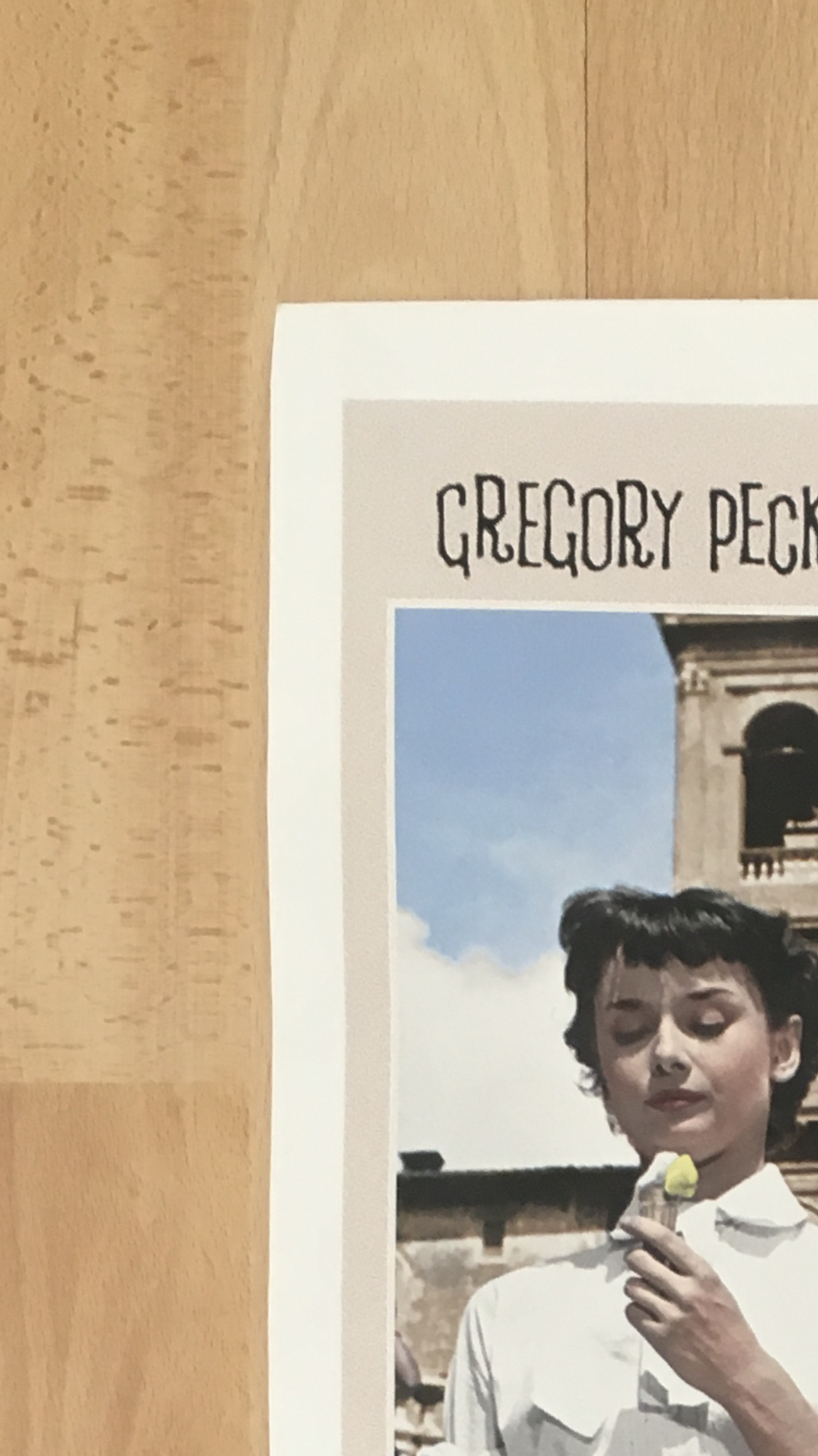 Poster of the film Roman holiday