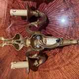 Paire applique bronze style empire design Péris Andreu