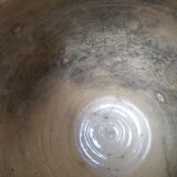 Old glazed grease pot