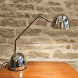 Chrome metal desk lamp, Brilliant edition.