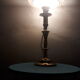 Lampe en bronze type calice 1930