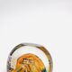 Vase sculpture Murano Gioia Michele Onesto Oball or 24k Sommerso 20cm