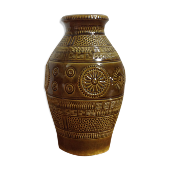 Grand vase céramique émaillé made in West Germany