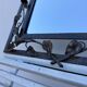 Wrought iron mirror with ivy Art Deco