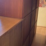 Large modular bookcase designed in the 1950s.