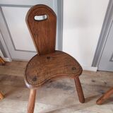 Pair of brutalist chairs