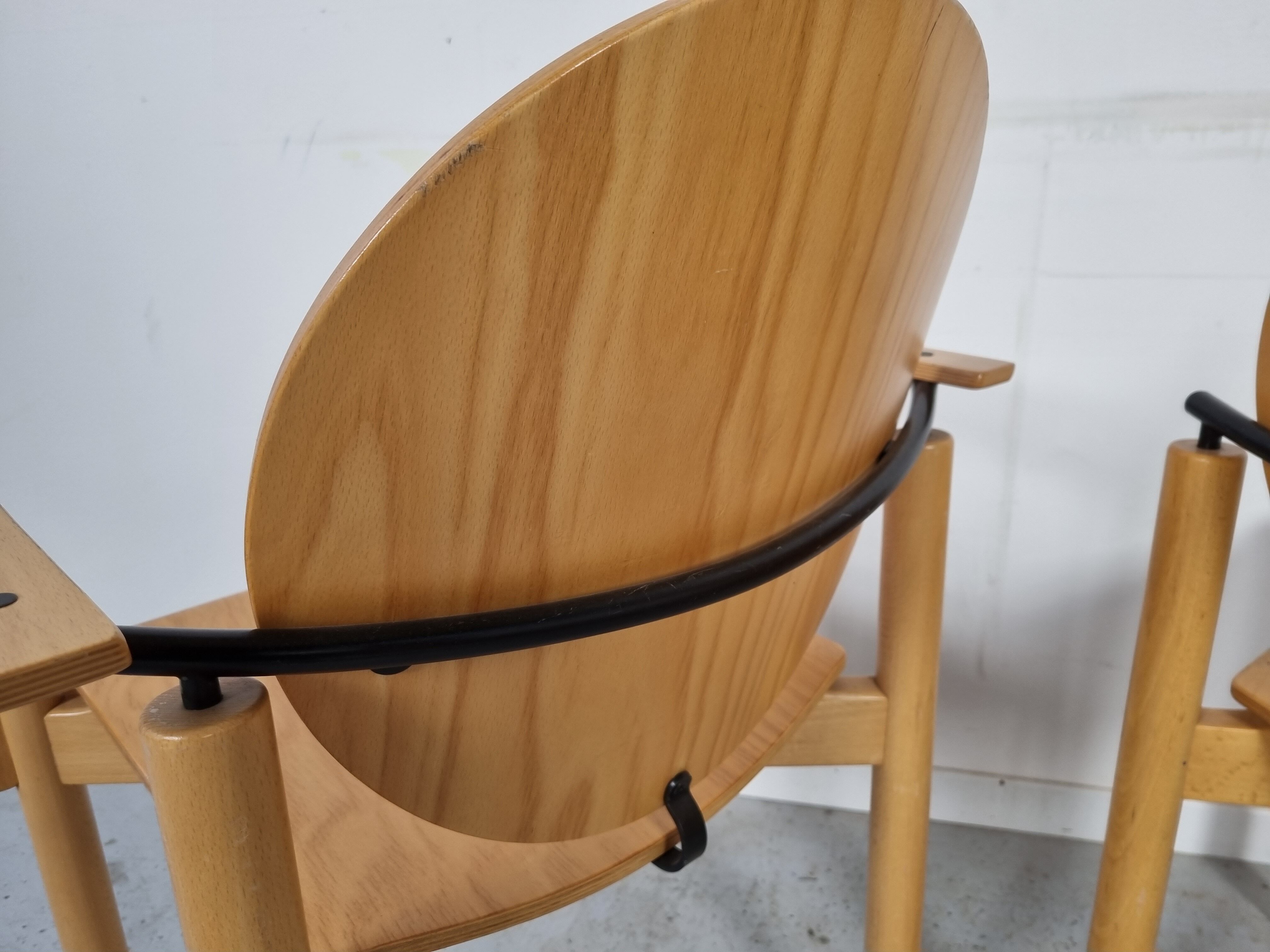 6 kusch&co chairs 80s