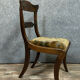 Series of 4 Empire period mahogany chairs around 1810