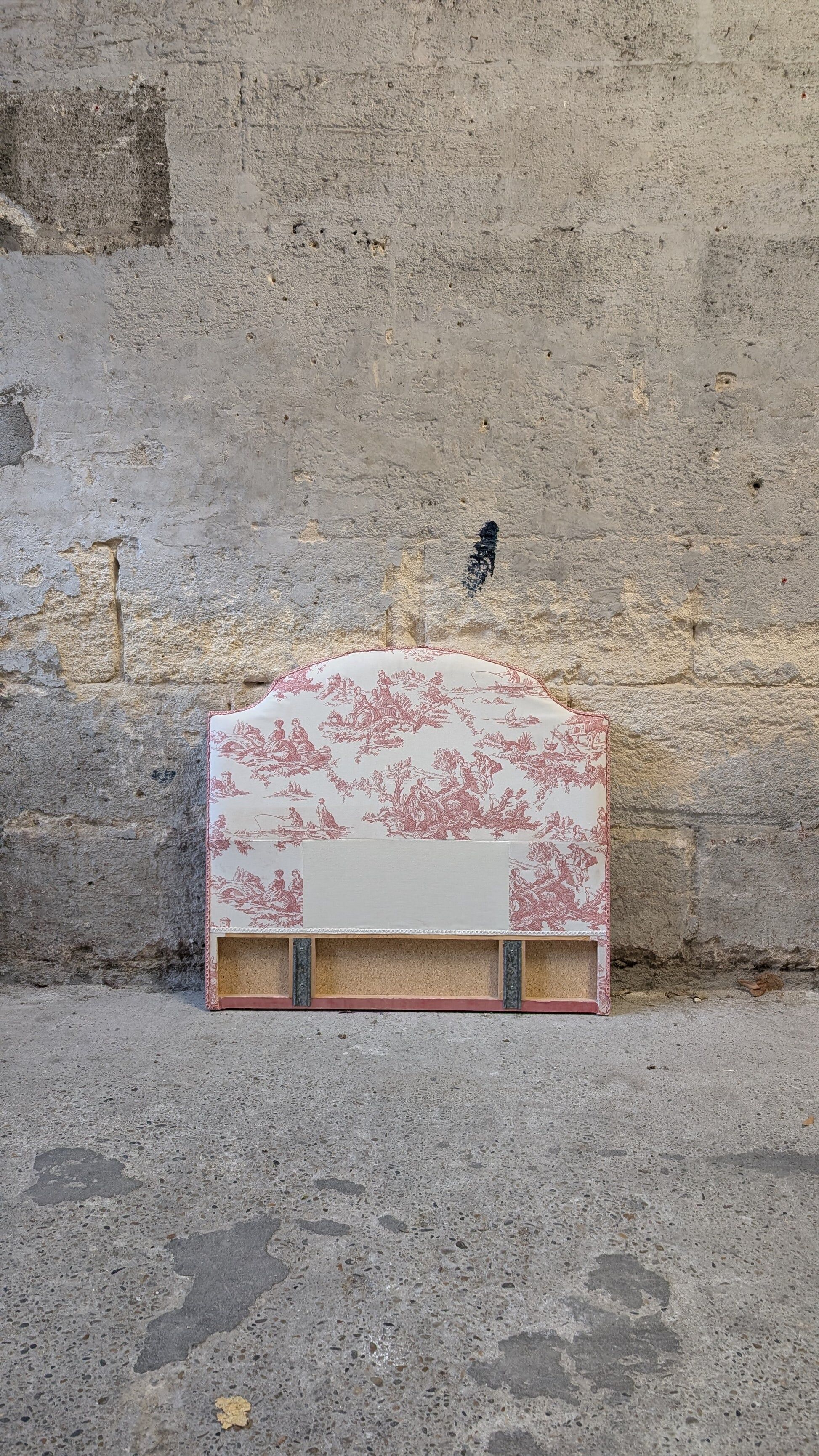 Headboard in toile de Jouy