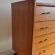 Vintage commode with tapered legs