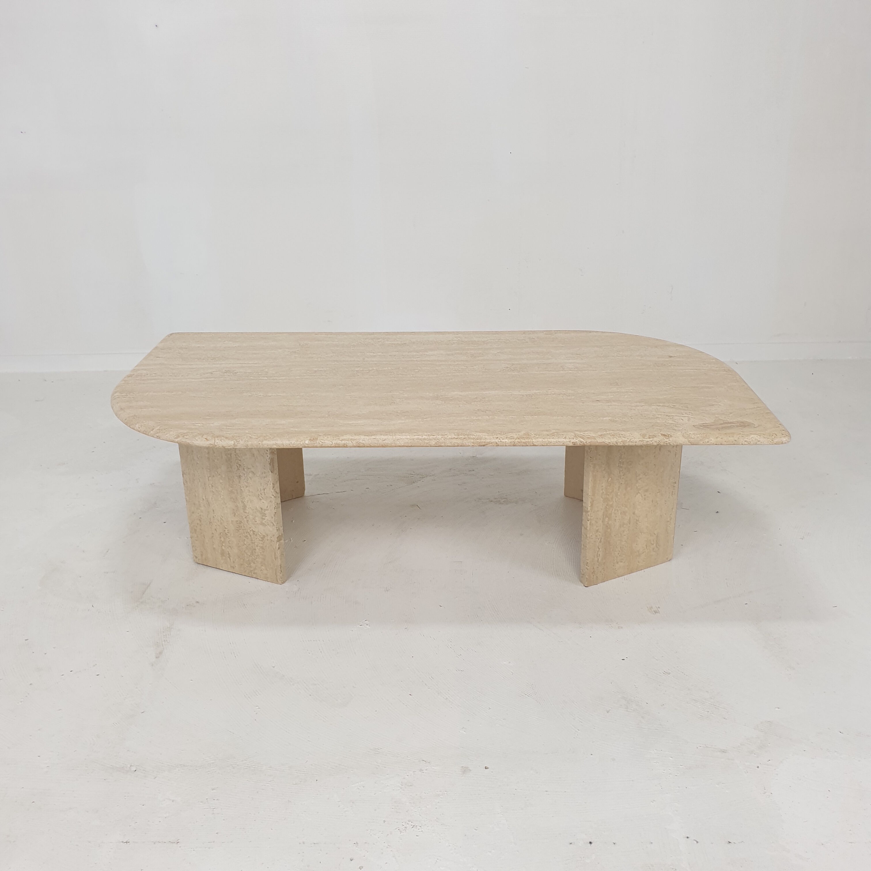 Italian Travertine Coffee Table, 1980's