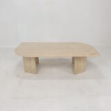 Italian Travertine Coffee Table, 1980's