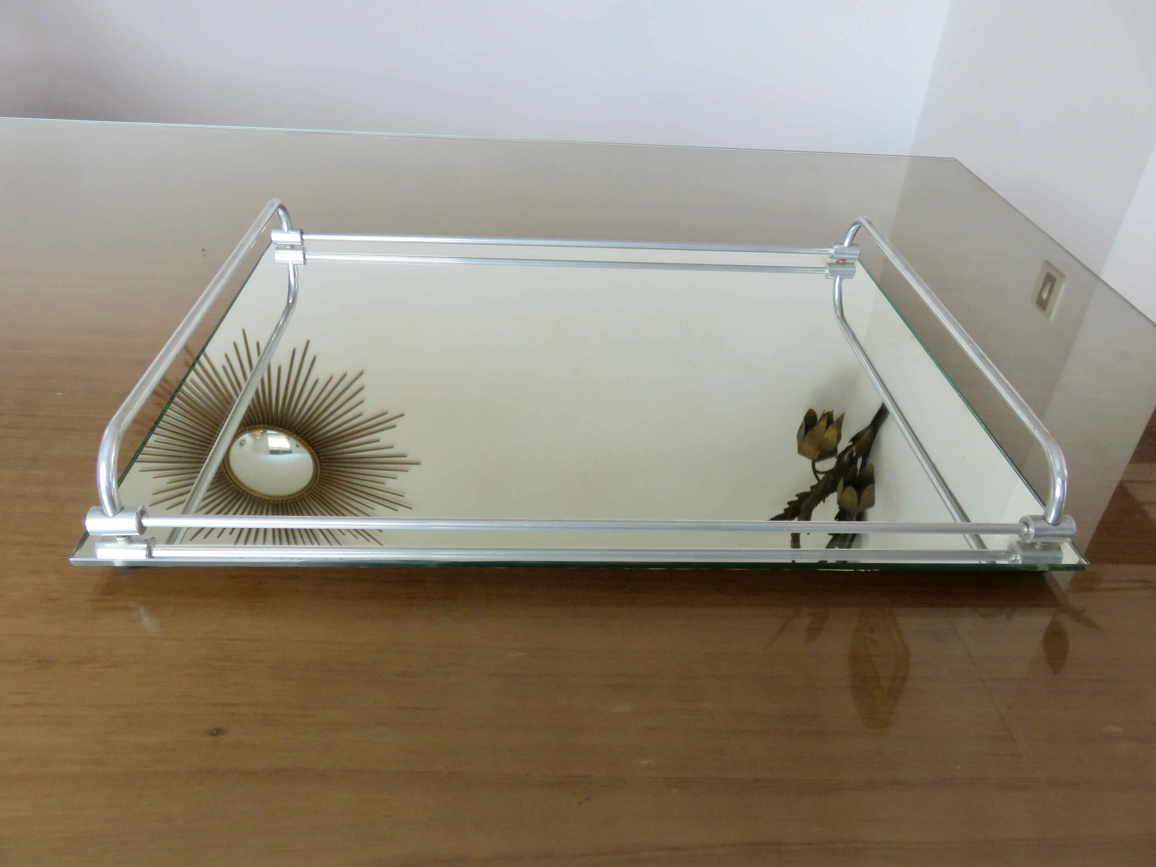 Modernist art deco mirror tray 1940