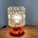 Vintage bedside lamp 70s Graewe orange
