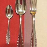 Cutlery set 37 pieces of silver metal 84 g of the silversmith Gabriel Gay