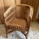 Child's wicker armchair