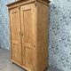 Grande armoire anglaise en pin massif (rénovée)