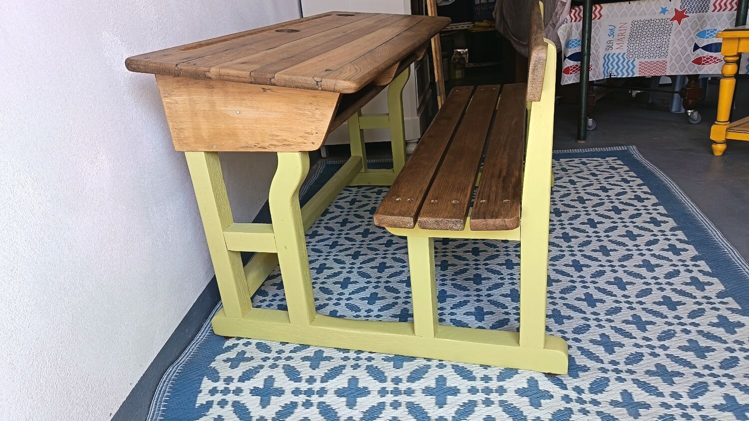 Double school desk