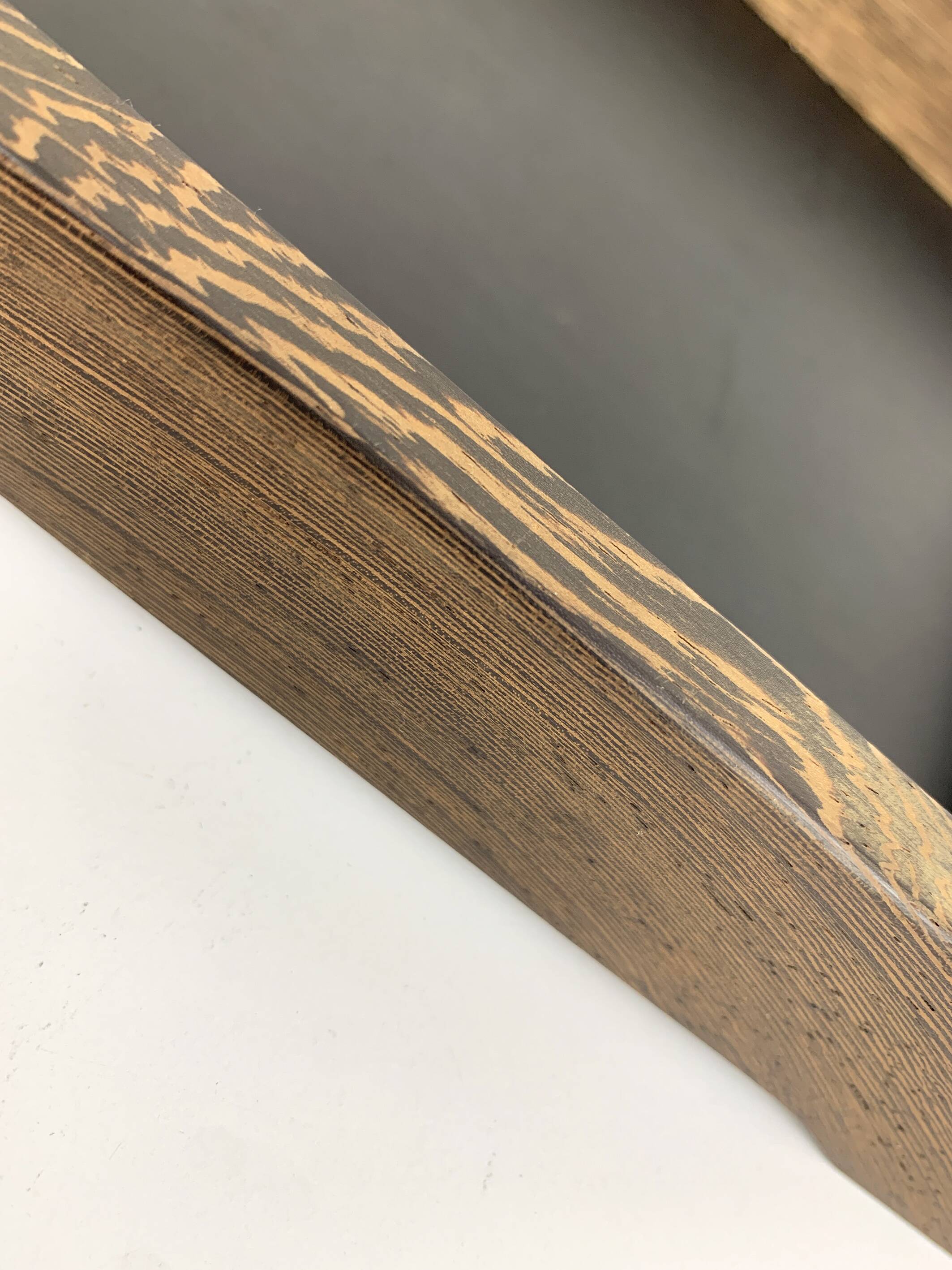 Modernist wenge tray, Henning Seidelin for Voss, Denmark, 1960