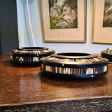 Pair of art deco ashtrays