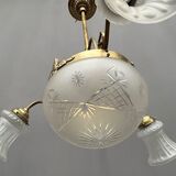 Louis XV style chandelier.