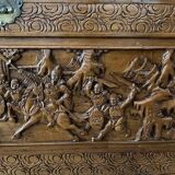 Large chinese chest, carved camphor wood. 1st half of the XXth century