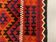 Afghan narrow Kilim Runner 384x94 cm, shabby chic, vintage decor kelim rug