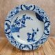 Antique hollow plate Creil and Montereau Japan / Monet blue