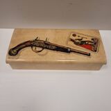 Caja de juego Aldo Tura, Piel de cabra (pergamino), 1950 – Italia