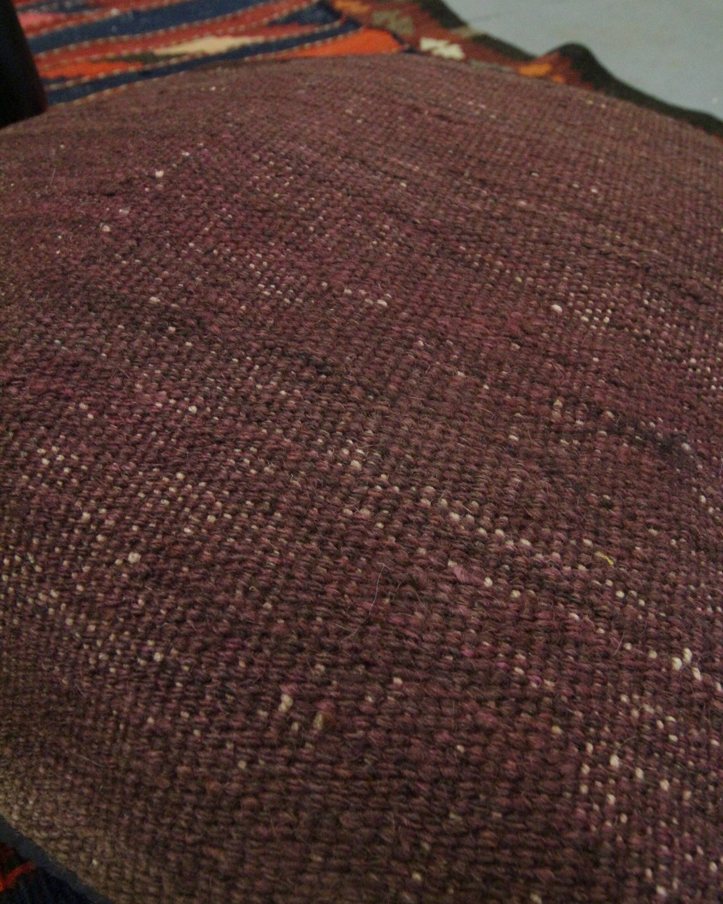 Vintage Brown Stripped Wool Cushion Cover- 41x43cm