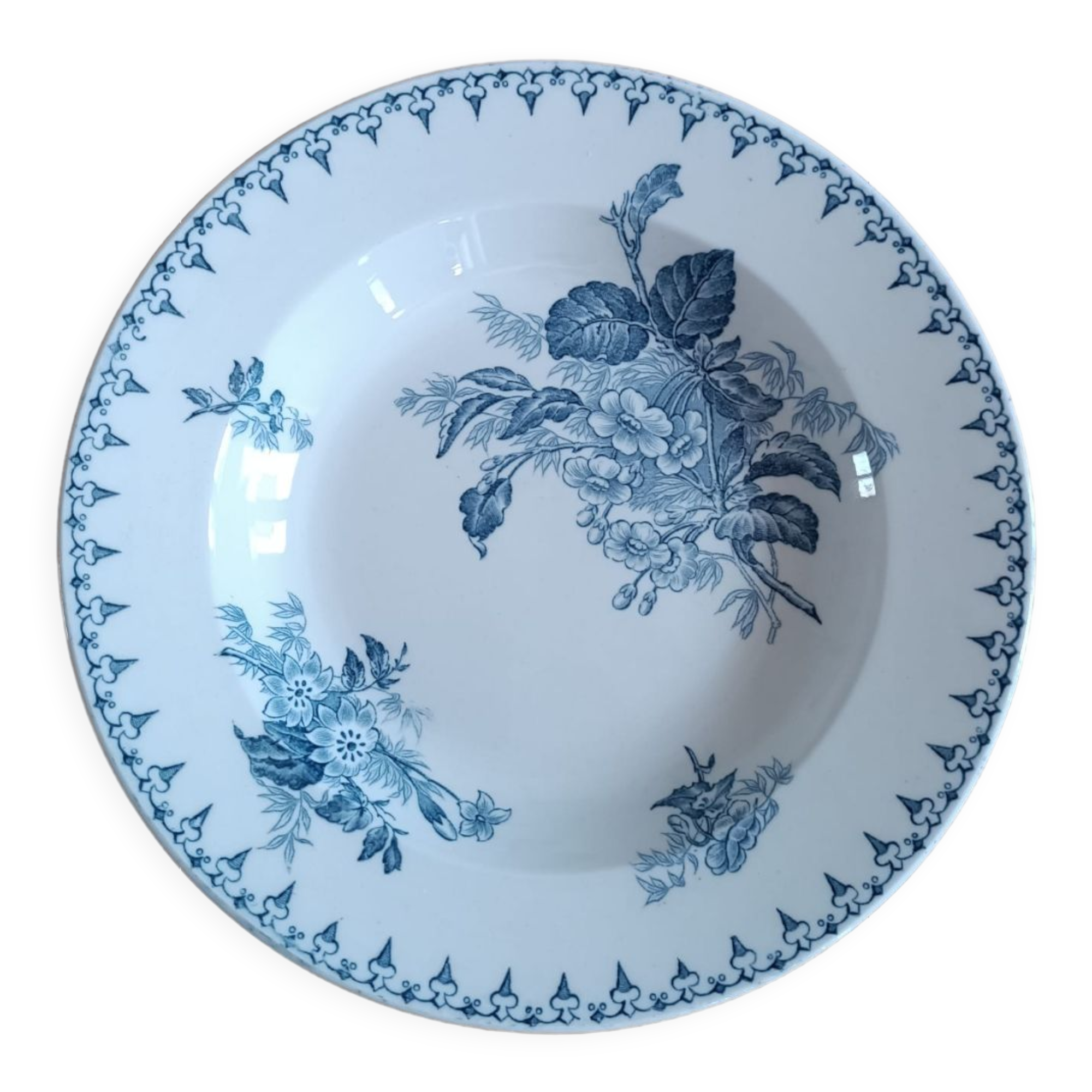 Set of 9 iron earth plates