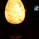 Lampe de table Candia papillon en verre Loetz