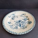 Assiette plate Gien terre de fer modèle Capucines