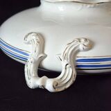 Vegetable dish or soup tureen in Onnaing earthenware A524