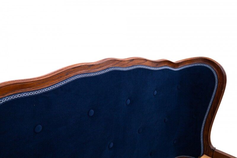 Antique bed, France, circa 1900. After renovation.