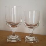 Villeroy & boch glass service model with square foot mercury in crystal