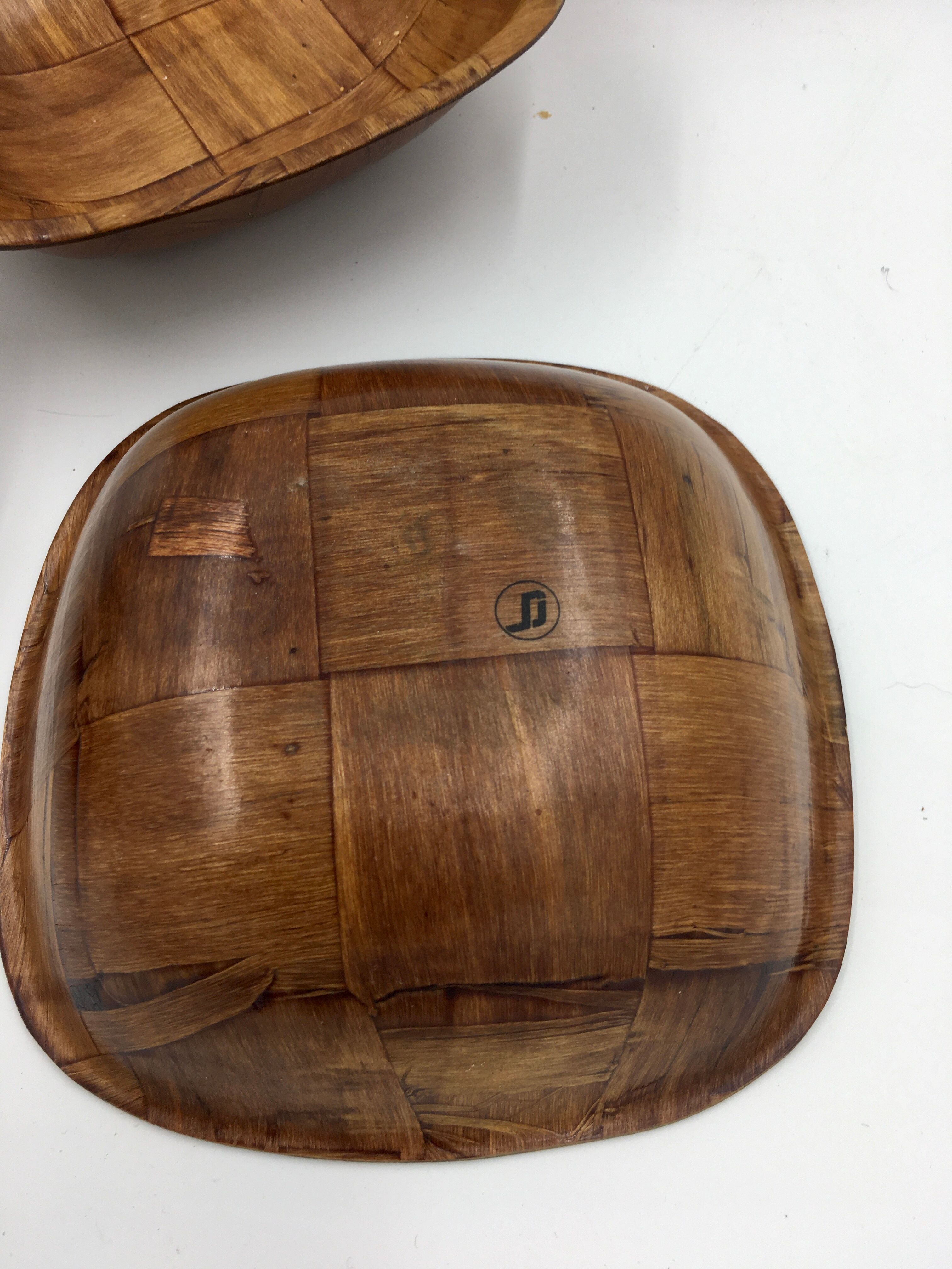 Set of 5 banana leaf dishes