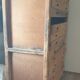 Baker's cabinet / trade cabinet in natural wood