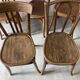 Chaises bistrot des années 40
